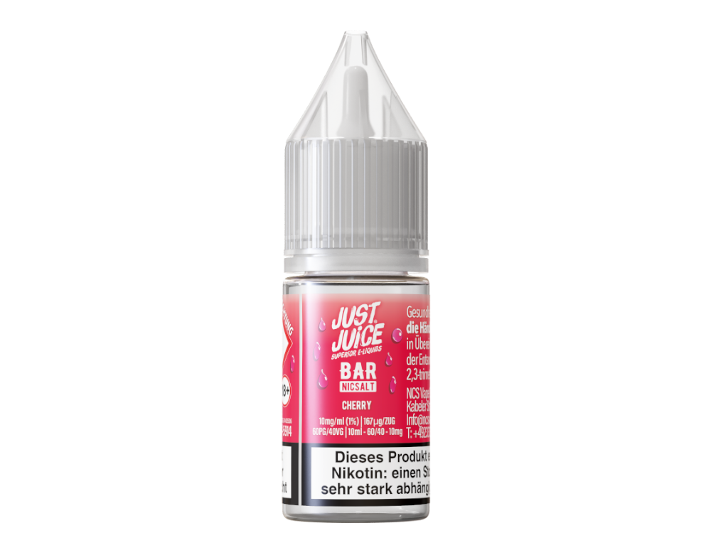Just Juice - Bar - Cherry - Nikotinsalz Liquid 10 mg/ml – Bild 2