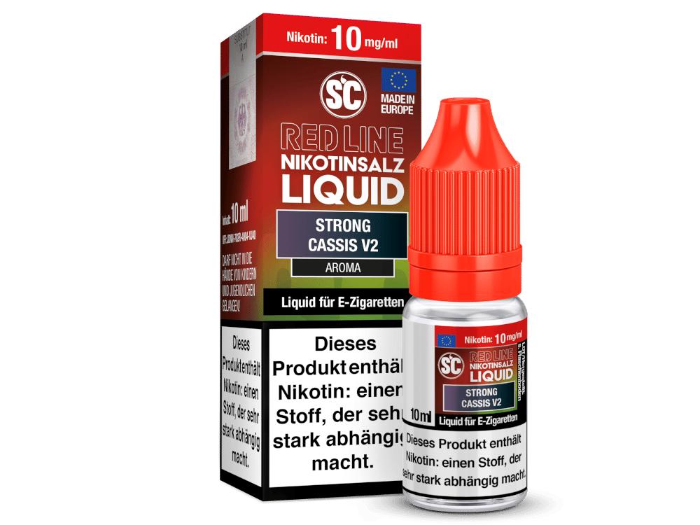 SC - Red Line - Strong Cassis V2 - Nikotinsalz Liquid 10 mg/ml