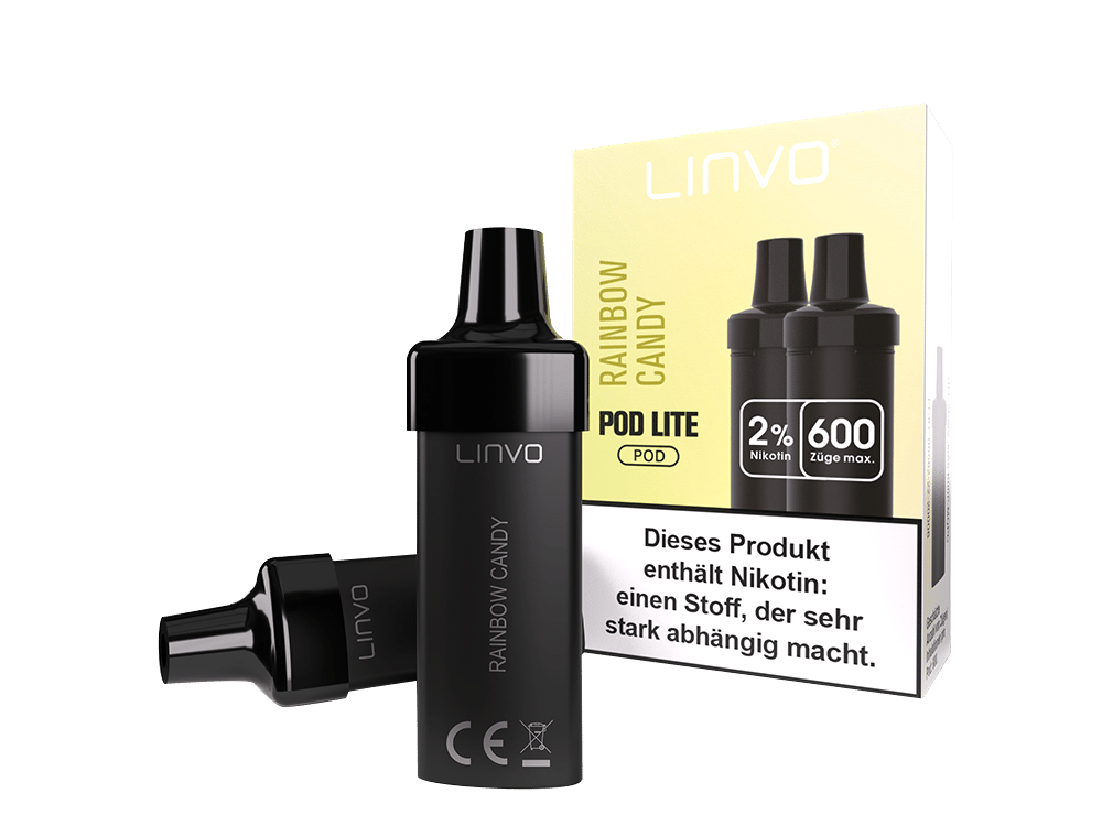 Linvo - Pod Lite Cartridge Rainbow Candy 20 mg/ml (2 Stück pro Packung)