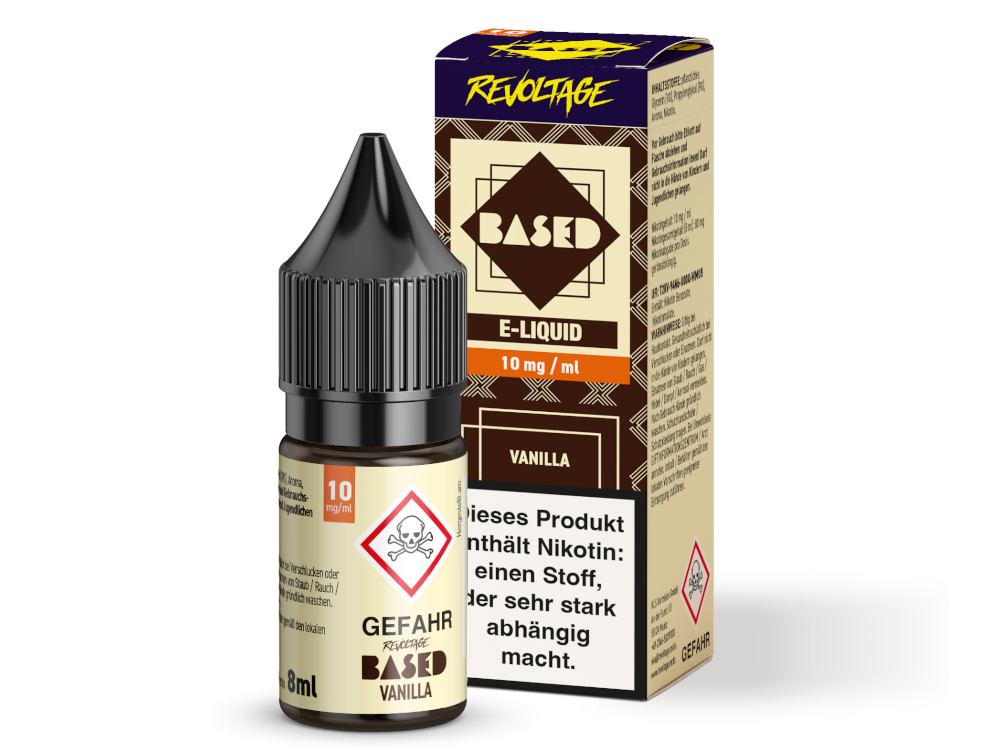 Revoltage - BASED - Vanilla Hybrid Nikotinsalz Liquid 8 ml 10 mg/ml
