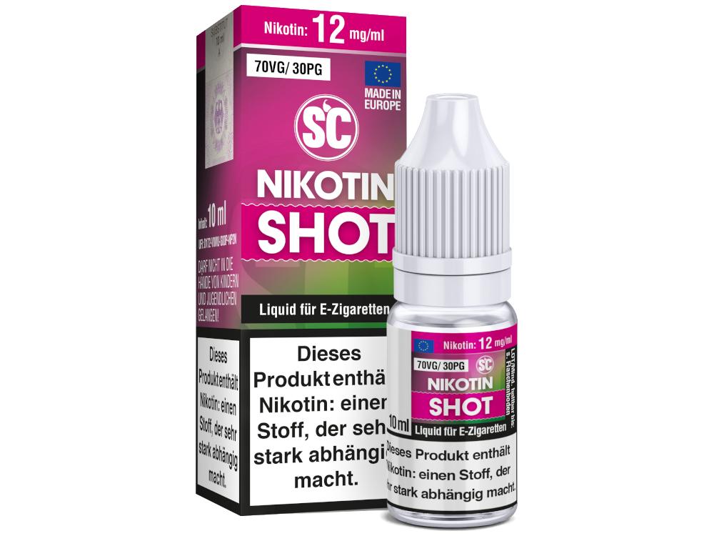 SC - 10 ml Nikotin Shot 70VG/30PG 12 mg/ml