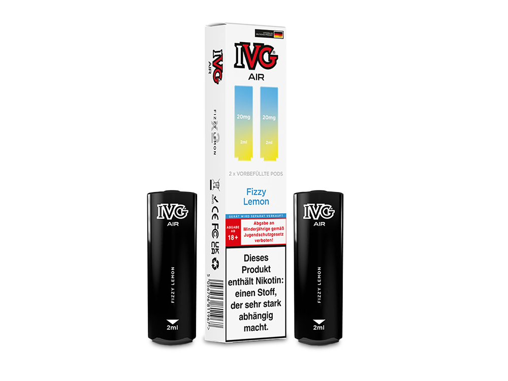 IVG - AIR Pod Fizzy Lemon 20 mg/ml (2 Stück pro Packung)