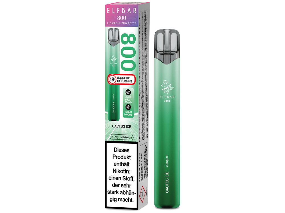 Elfbar 800 Einweg Vape - Cactus Ice 20 mg/ml
