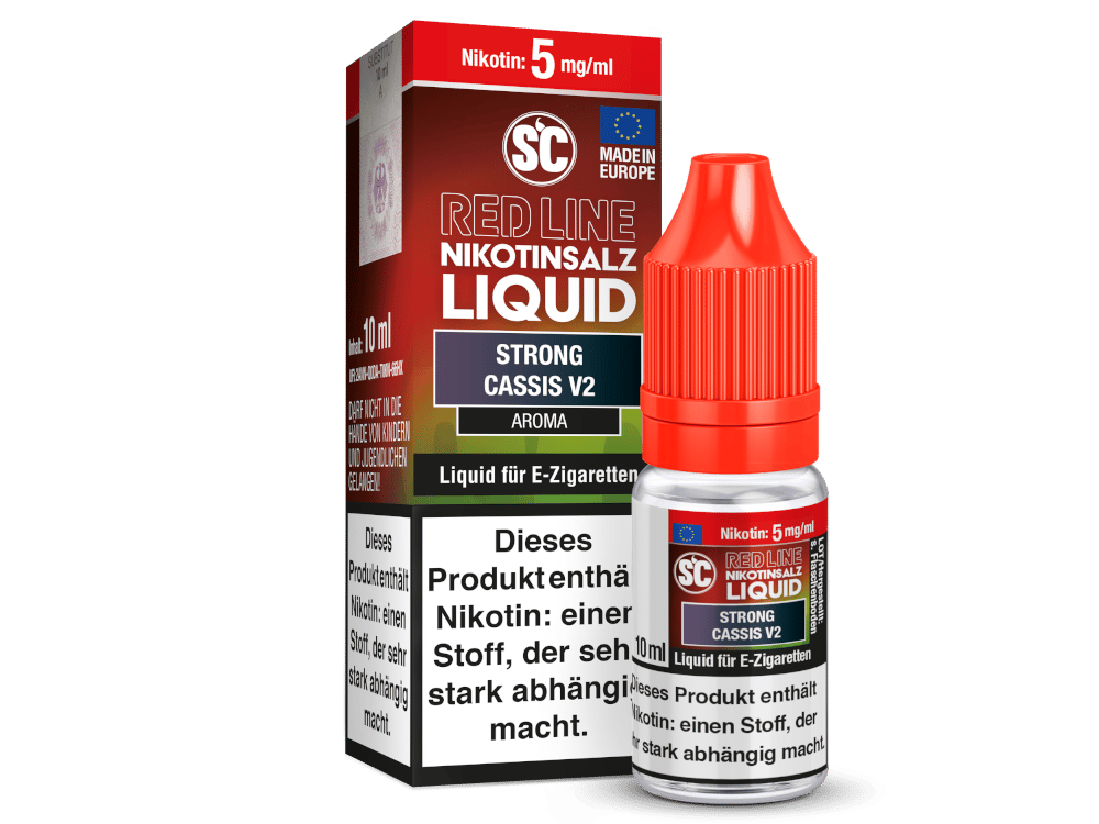 SC - Red Line - Strong Cassis V2 - Nikotinsalz Liquid 5 mg/ml