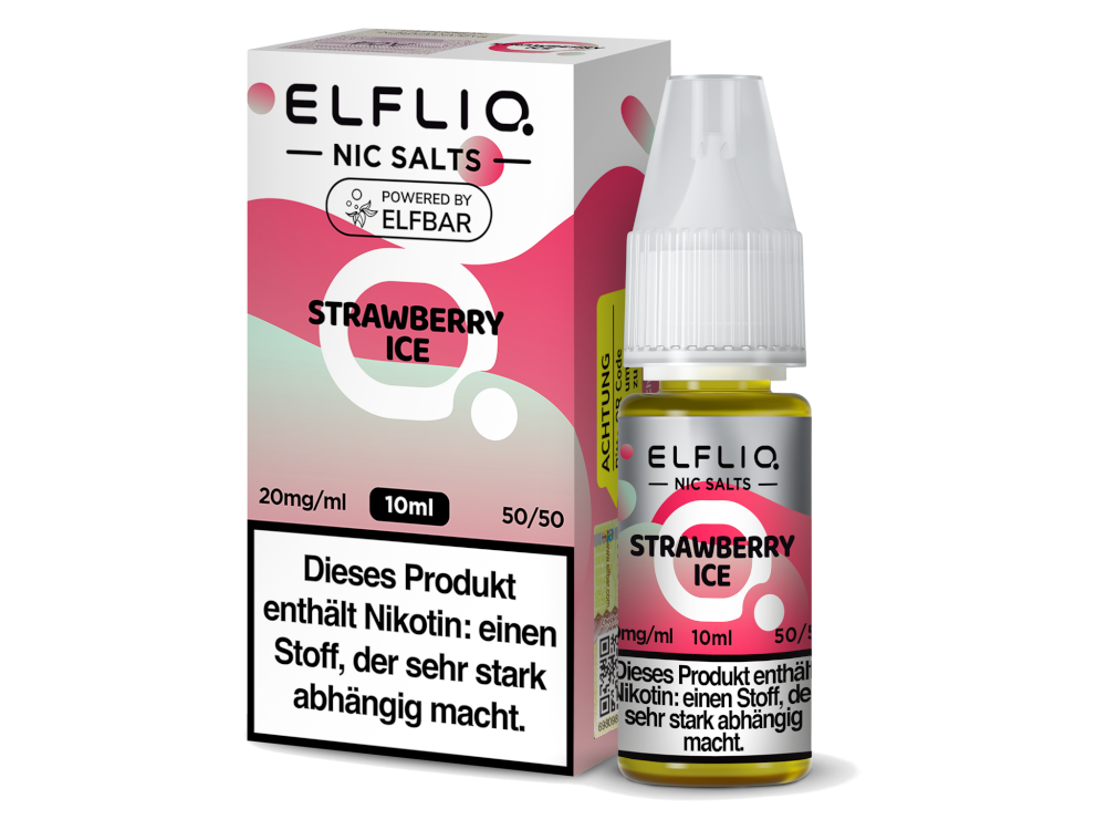 ELFLIQ - Strawberry Ice - Nikotinsalz Liquid 20 mg/ml