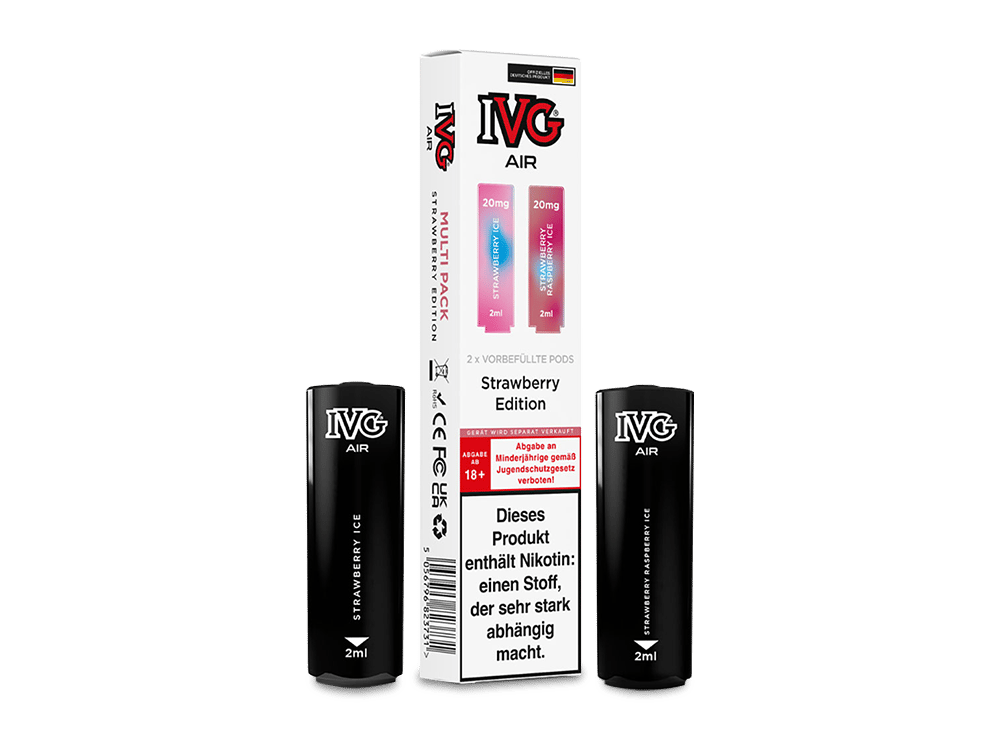 IVG - AIR Pod Strawberry Edition 20 mg/ml (2 Stück pro Packung)