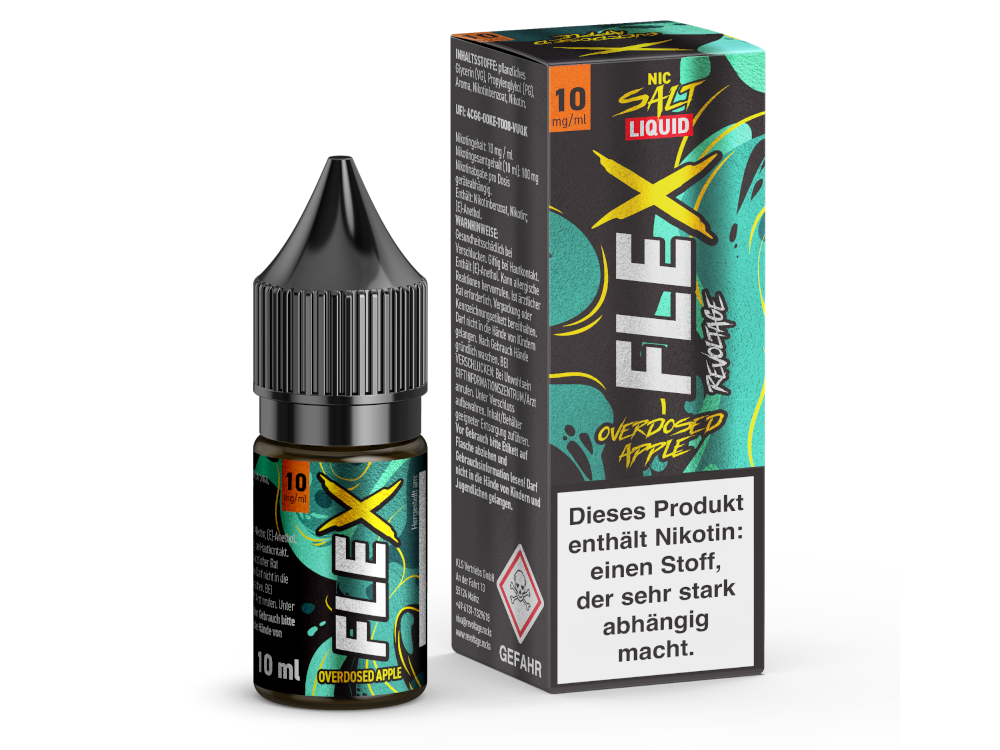 Revoltage - FLEX - Overdosed Apple - Nikotinsalz Liquid 10 mg/ml