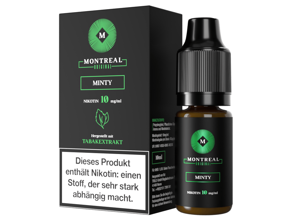 Montreal Original - Minty - Nikotinsalz Liquid 10 mg/ml