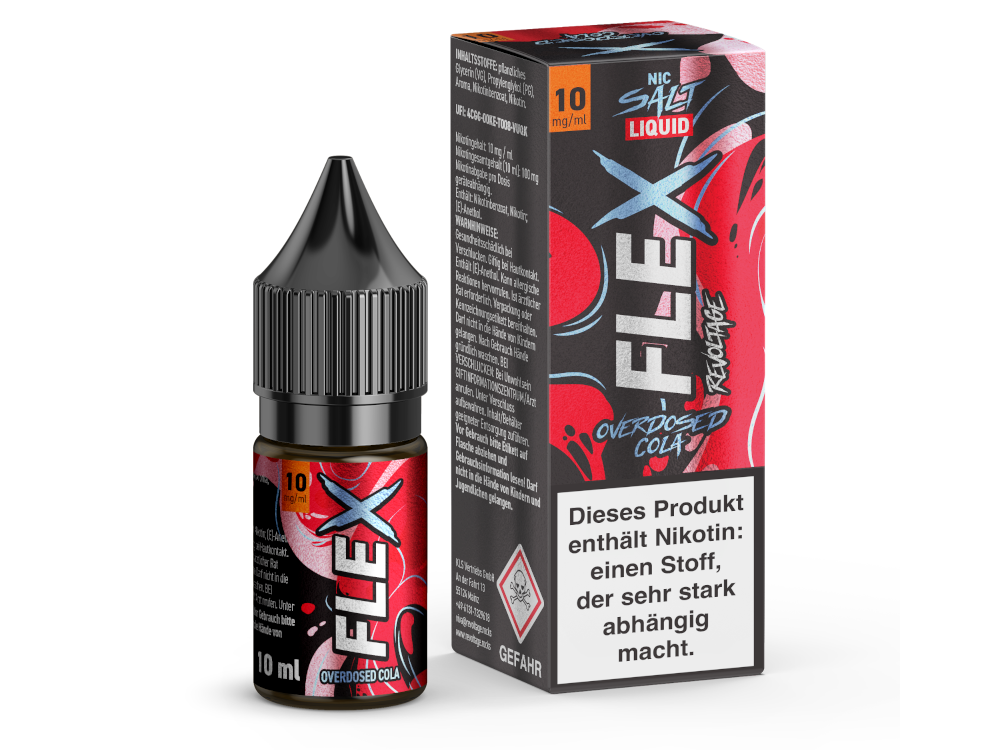 Revoltage - FLEX - Overdosed Cola - Nikotinsalz Liquid 10 mg/ml