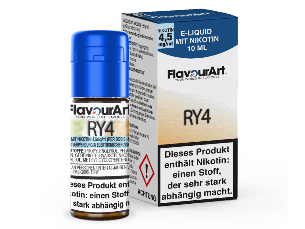 FlavourArt - RY4 E-Zigaretten Liquid 4,5 mg/ml