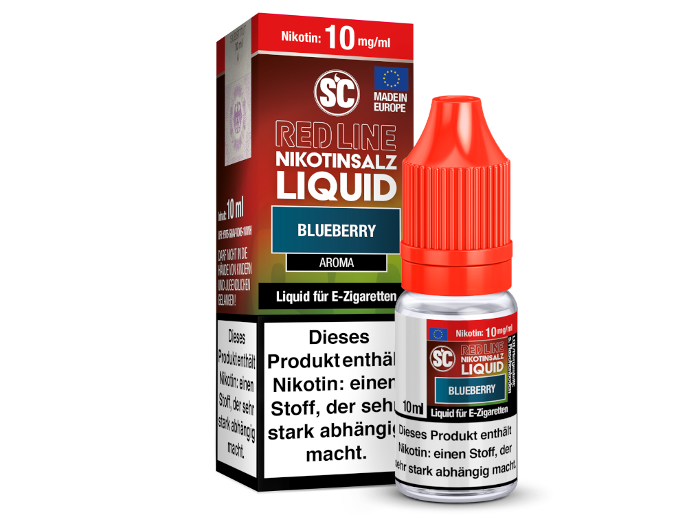 SC - Red Line - Blueberry - Nikotinsalz Liquid 10 mg/ml