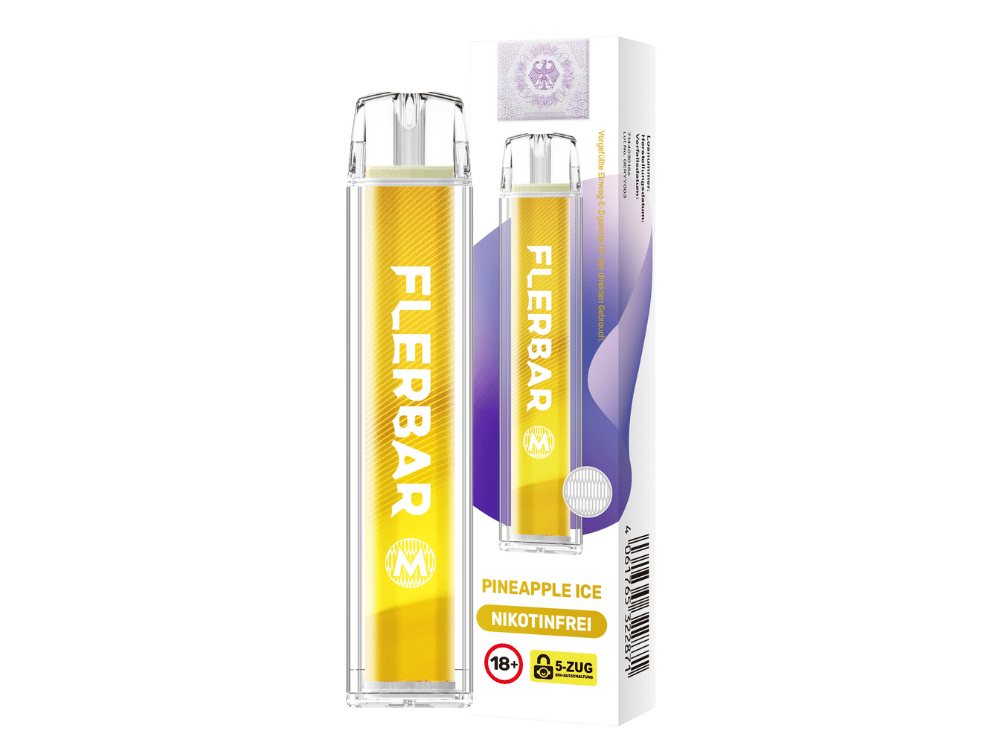 Flerbar - M Einweg E-Zigarette - Pineapple Ice 0 mg/ml