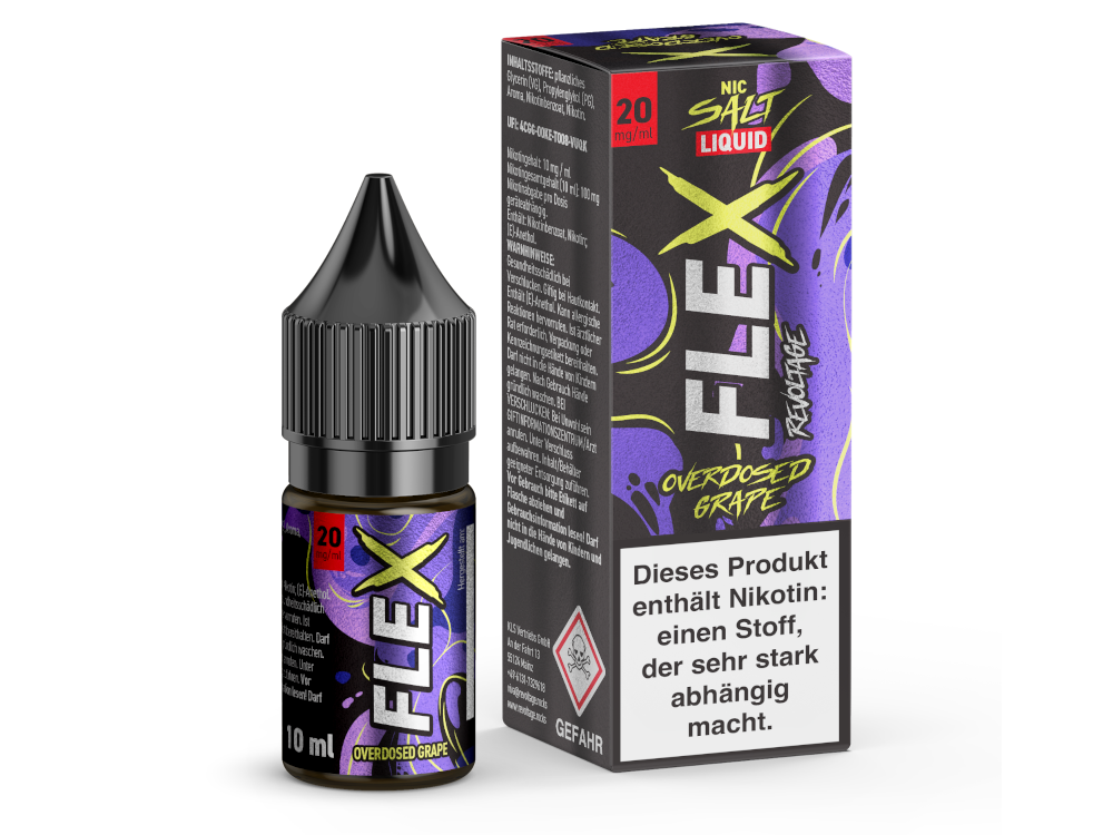 Revoltage - FLEX - Overdosed Grape - Nikotinsalz Liquid 20 mg/ml