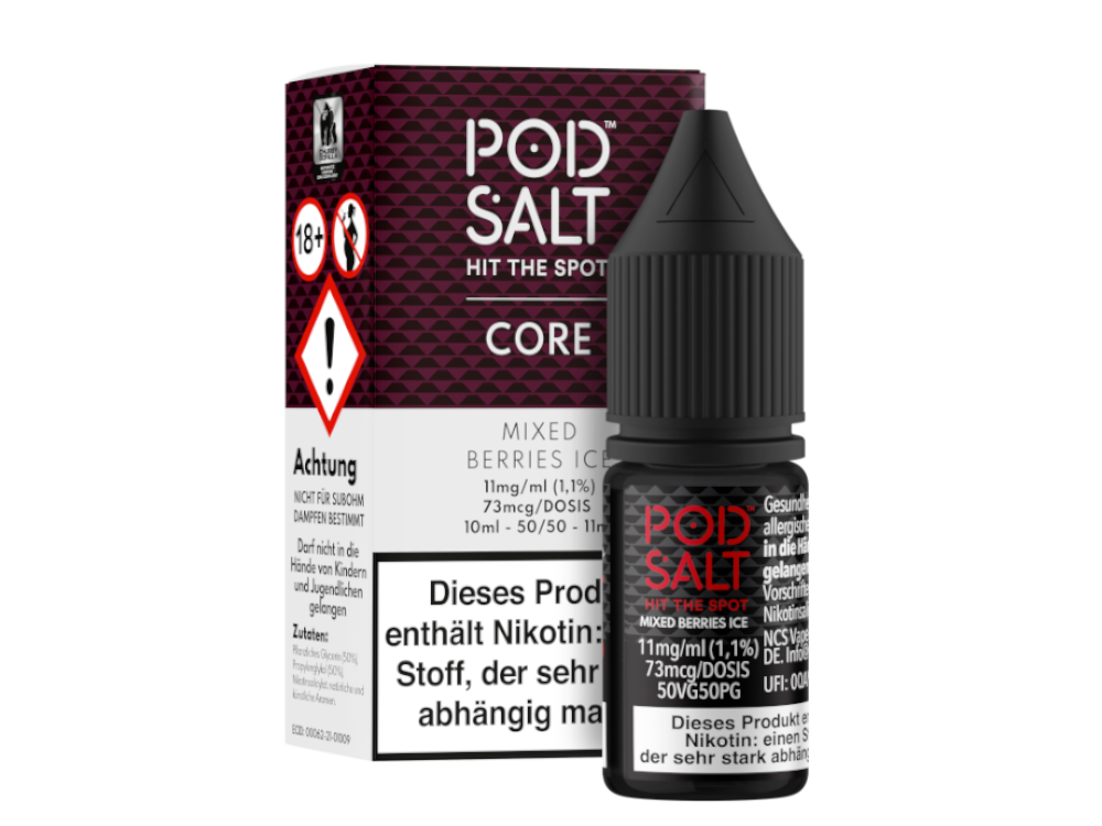 Pod Salt Core - Mixed Berries Ice - Nikotinsalz Liquid 11 mg/ml