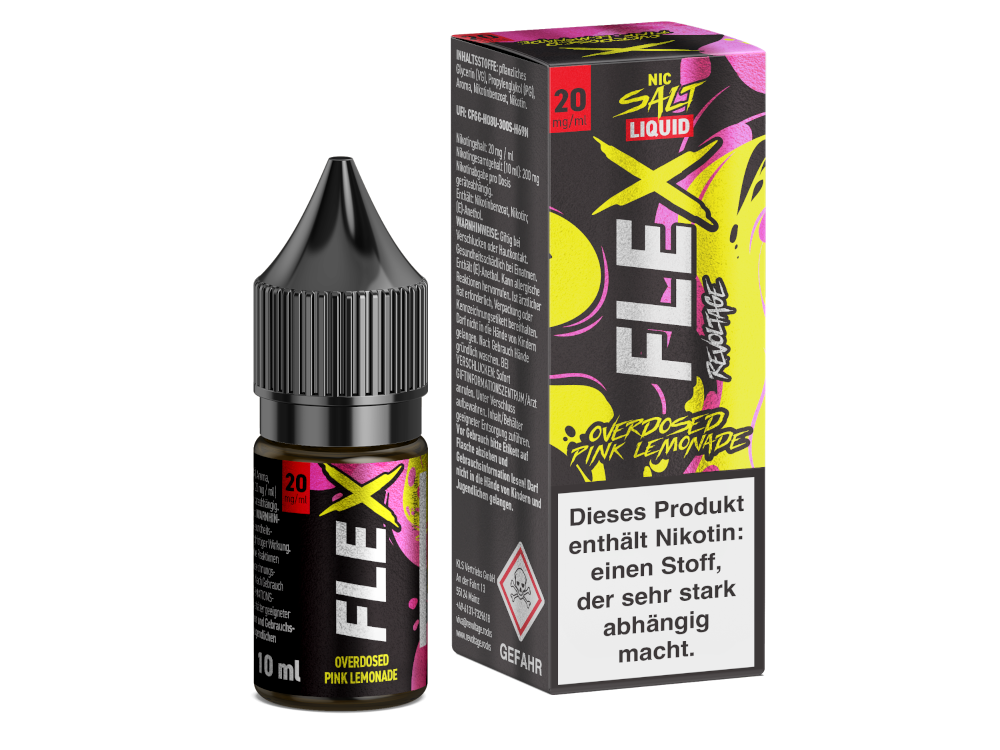 Revoltage - FLEX - Overdosed Pink Lemonade - Nikotinsalz Liquid 20 mg/ml
