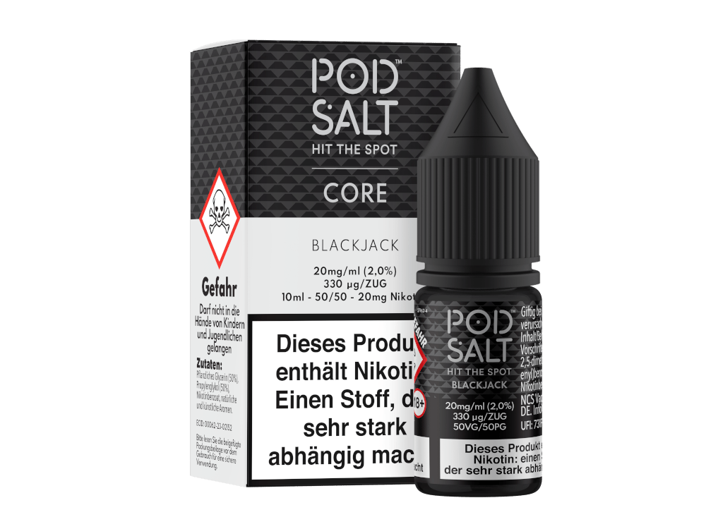 Pod Salt Core - Blackjack - Nikotinsalz Liquid 20 mg/ml
