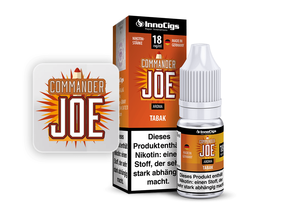 Commander Joe Tabak Aroma - Liquid für E-Zigaretten