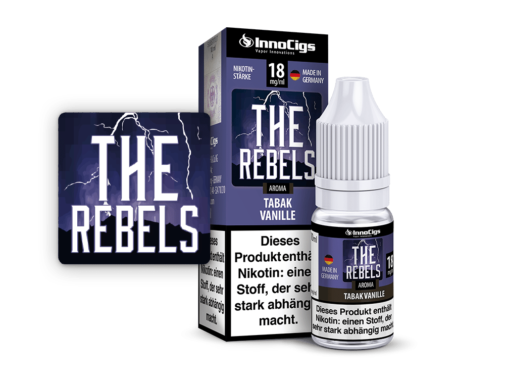 InnoCigs - The Rebels Tabak Vanille Aroma 6 mg/ml