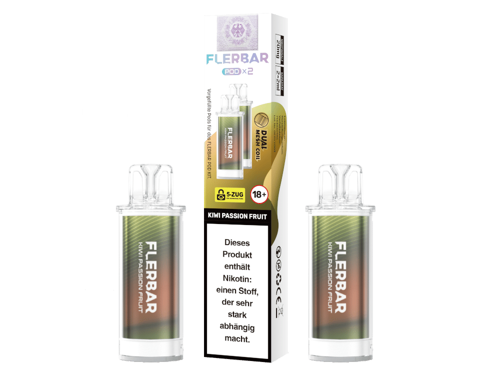 Flerbar - POD Kiwi Passion Fruit 20 mg/ml (2 Stück pro Packung)