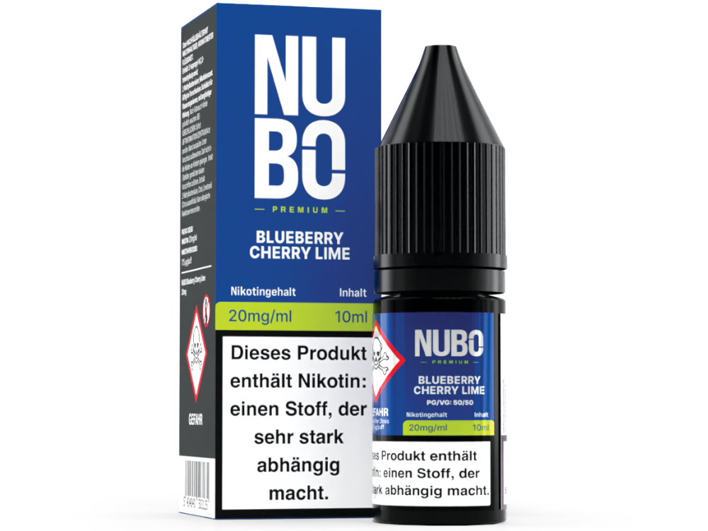 NUBO - Nikotinsalz Liquid - Blueberry Cherry Lime