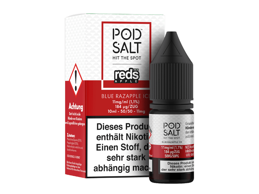 Pod Salt Fusion - Blue Razapple Ice - Nikotinsalz Liquid