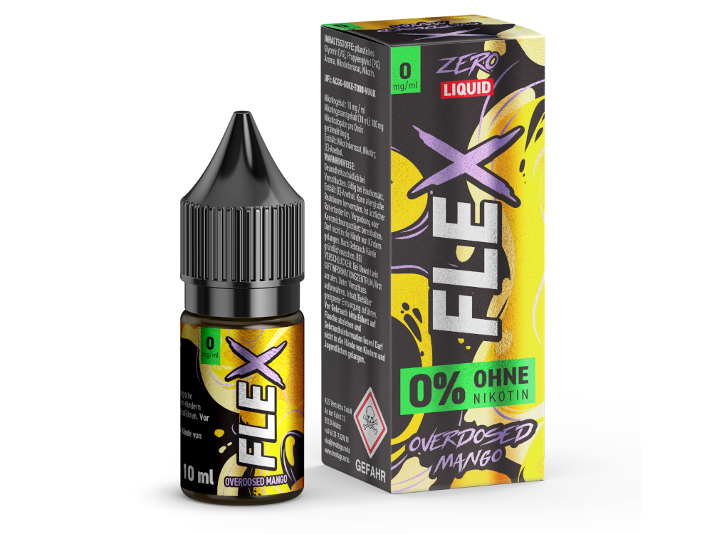 Revoltage - FLEX - Overdosed Mango - Nikotinsalz Liquid 0 mg/ml
