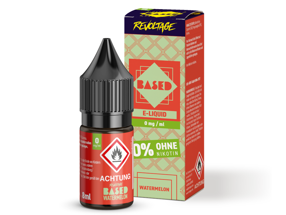 Revoltage - BASED - Watermelon Hybrid Nikotinsalz Liquid 8 ml 0 mg/ml